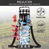 OPUX Wine Bag Single Bottle Carrier Tote Shoulder Strap, Insulated Thermal Carry Case Cooler Travel Picnic Beach Gift - 2 of 4