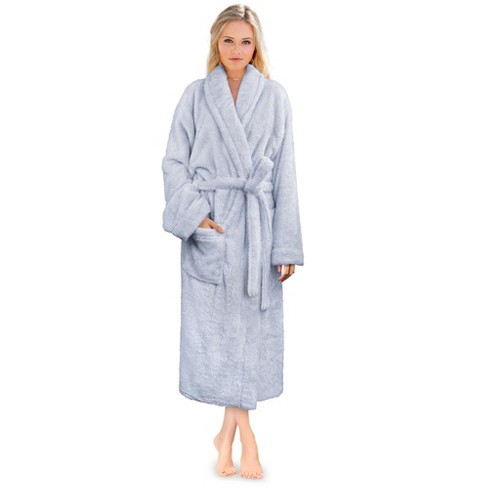 Fleece dressing gown - Light greige - Ladies