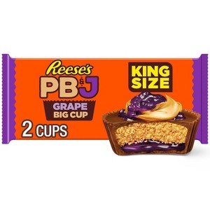 Reese's Grape Milk Chocolate King Size Peanut Butter Cups - 2.8oz - 1 of 4