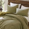 Sapphtopaz 3 Pcs Twill Washed Comforter Set Cozy Cotton Bedding Set, All-Season Quilt Set Duvet Set, Machine Washable - 3 of 4
