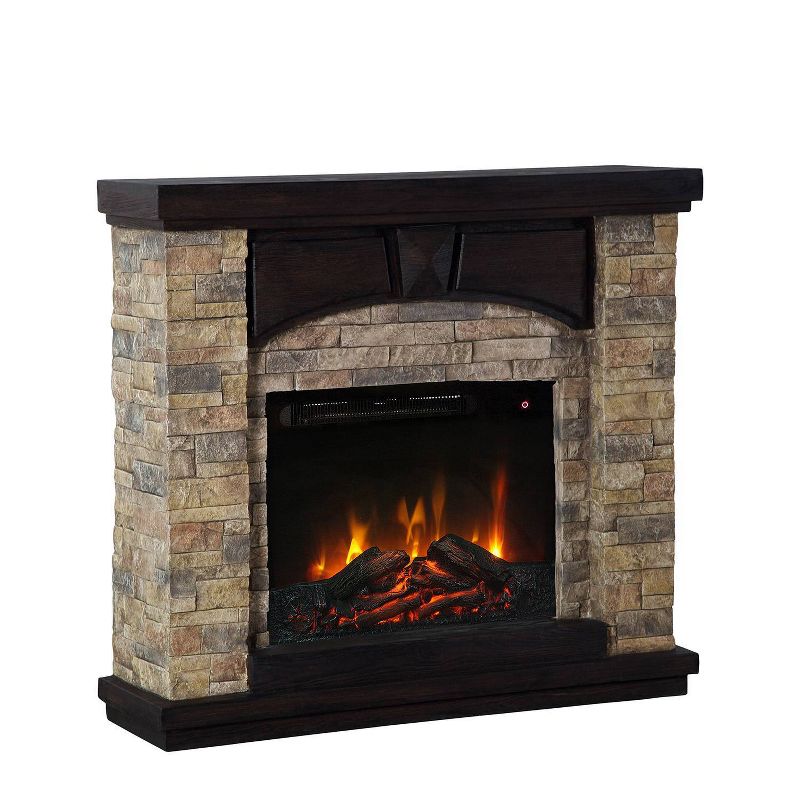 41&#34; Freestanding Electric Fireplace Tan - Home Essentials, 5 of 11
