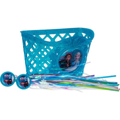 frozen bike basket and streamers