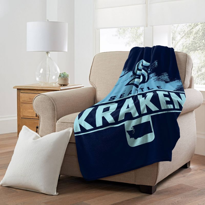 NHL Seattle Kraken Micro Throw Blanket, 2 of 5