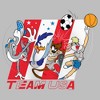 Girl's Team USA X Looney Tunes Sports Crew T-Shirt - 2 of 4