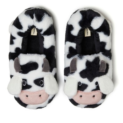 Dearfoams Unisex Adult Animal Closed Back House Slipper