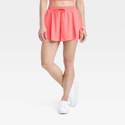 Women's Woven High-Rise Flutter Shorts 3" - All In Motion™