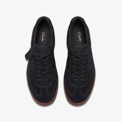 Clarks Mens Craft Rally Ace Black Suede Shoes 8.5 Medium — фото 5