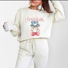 Simply Sage Market American Girly Cherries Coquette Lightweight Garment Dyed Sweatshirt - 2 of 4