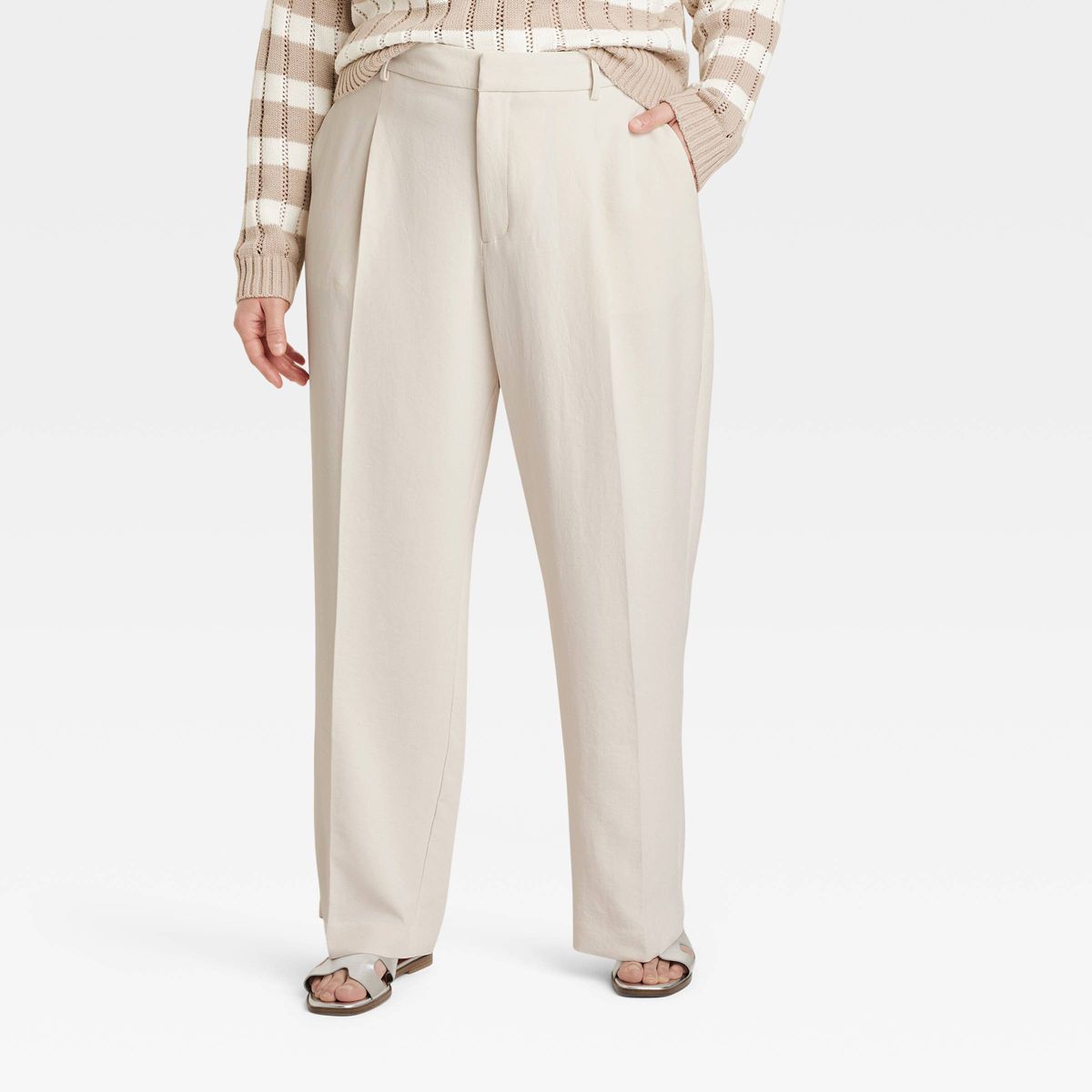 Women's Signature Crepe Essential Trousers - A New Day™ - thumbnail 10
