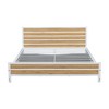 CAVINAS Full Size Hydraulic Bed Modern Wooden Bed Frame with 2 Storage Drawers and Bottom Storage Space for Bedroom - 3 of 4