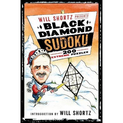 Will Shortz Presents Black Diamond Sudoku - (Paperback)