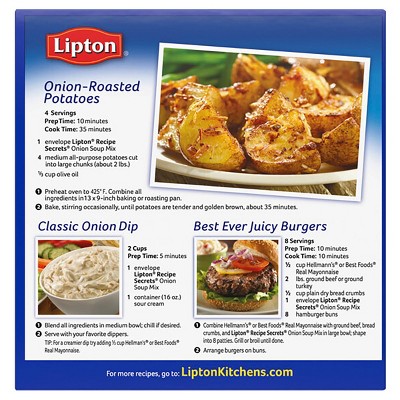 Lipton Recipe Secrets Onion Soup &#38; Dip Mix - 2oz/2pk