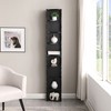 LIVAREEmlen 8-Layer Adjustable Shelf Ultra-Thin Bookshelf with a Wavy Border Design, for Display and Multi-Functional Bookshelves in Home Offices - 4 of 4