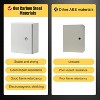 Outdoor Electrical Box, Steel Enclosure, IP66 Waterproof & Dustproof, Electrical Junction Box with Mounting Plate for Indoor Outdoor Use - 3 of 4
