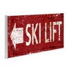 Stupell Industries Ski Lift Arrow Pointing Left, 17" x 7" - 3 of 4