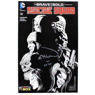Toynk DC Comics Suicide Squad #25 | Comic Con Box B&W Cover | AUTOGRAPHED