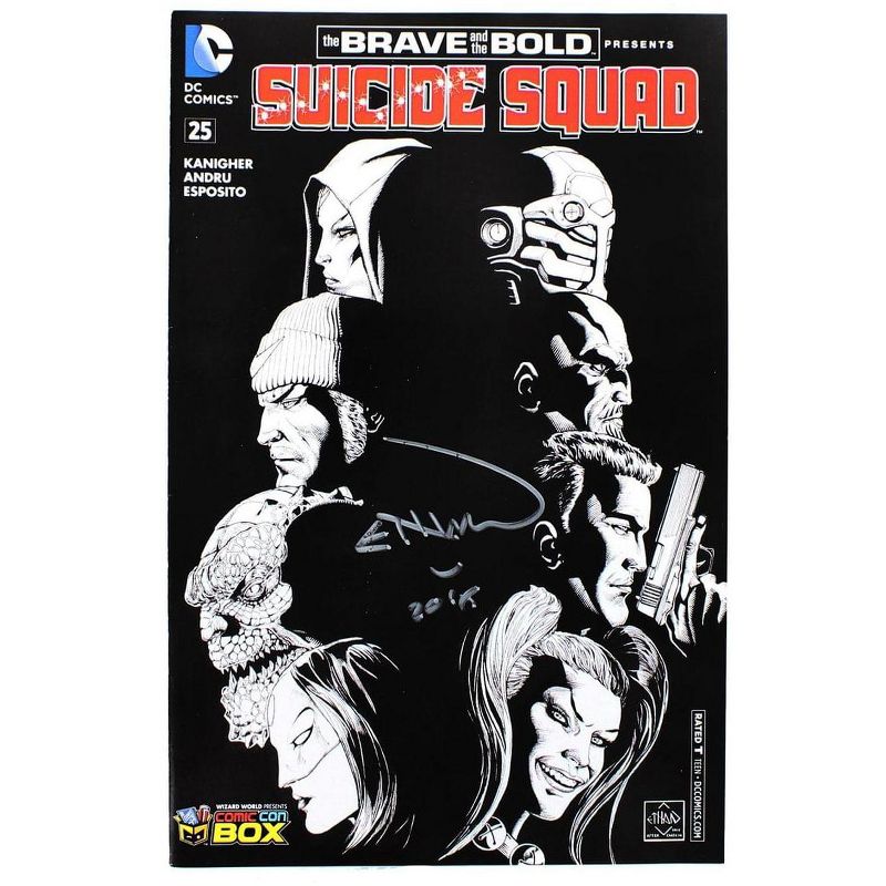 Toynk DC Comics Suicide Squad #25 | Comic Con Box B&W Cover | AUTOGRAPHED, 1 of 2