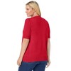 Woman Within Plus Size Perfect Elbow-Length Sleeve Cardigan - 3 of 4