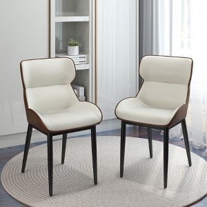 Dining Chairs Set of 2 - Ergonomic PU Leather Seats with High Resilience Sponge, Comfortable Comedor Sillas for Kitchen & Country Home - 1 of 4