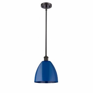 Plymouth Dome - 1 Light Stem Hung Pendant In Industrial Style-10.88 Inches Tall and 9 Inches Wide - 1 of 1