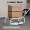 VEVOR Aluminum Dunnage Rack, 24” x 14” Commercial Food Floor Rack, 8” Off the Floor, 1000 lbs Capacity Adjustable Aluminum Storage Rack - 4 of 4