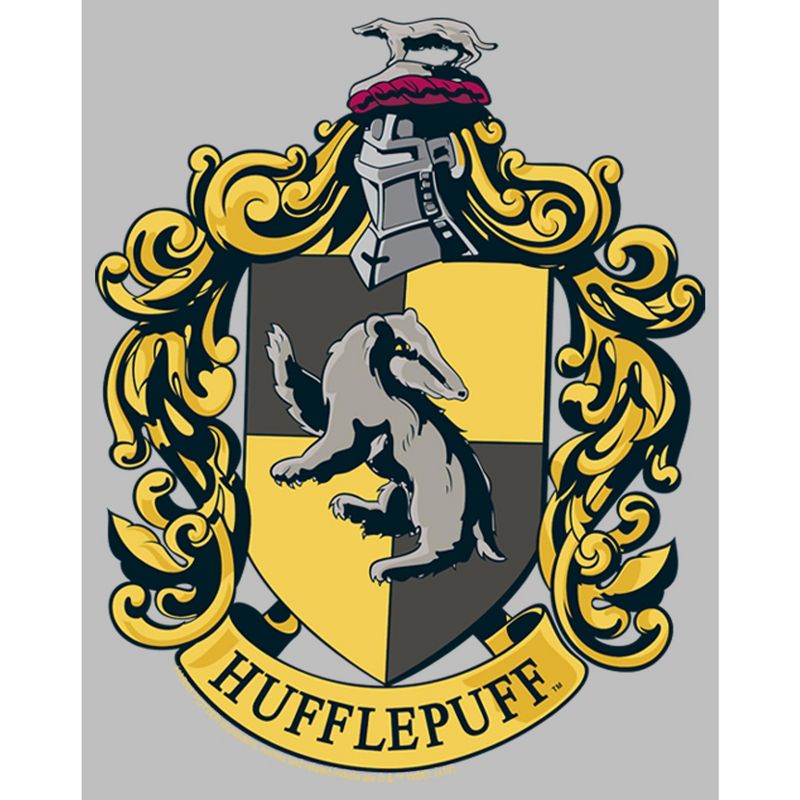 Women's Harry Potter Hufflepuff Gold Crest T-Shirt, 2 of 5