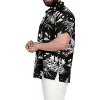 LA LEELA Mens Hawaiian Shirts Short Sleeve Button Down Shirt Floral Shirt Men Holiday Tropical Beach Summer Party Shirts Funny - 4 of 4