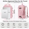 HTUTWOO 1pc Casual Large Capacity Travel Backpack, Simple Laptop Bag For Travel, Lightweight Zipper Backpack,Preppy School Bag,Back to School Bag - 3 of 4