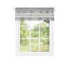 Kate Aurora Pacifico Rod Pocket Embroidered Window Valance - 2 of 4