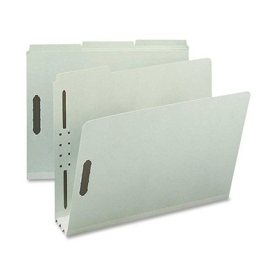 Nature Saver Pressboard Fastener Folder 3 Exp 1/3 Tab Letter 25/BX GYGN SP17218