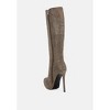 Nebula Rhinestone Embellished Stiletto Calf Women Boots - 4 of 4