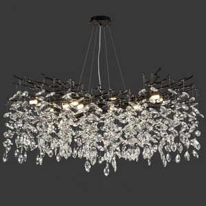 CityFurn 14-Light Modern Tree Branch Crystal Chandelier for Dining Room - 1 of 4