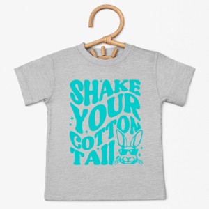 The Juniper Shop Shake Your Cotton Tail Wavy Toddler Short Sleeve Tee - 1 of 4