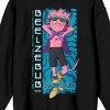 Sand Land Beelzebub Character Adult Black Crew Neck Sweatshirt - 2 of 3