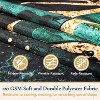 LunaLulinlk Shower Curtain with Hooks – Heavy-Duty Mold/Mildew-Resistant - 2 of 4