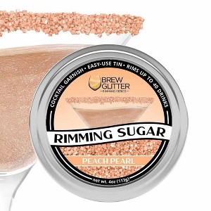 Brew Glitter Colorful Cocktail Rimming Glitter Sugar Series (1x 4oz Tin) - 1 of 4
