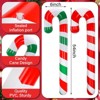 Aoibox 2 Pcs 54 Inch Inflatable Christmas Candy Cane Ornaments Jumbo Holiday Blow Up Decor for Indoor Outdoor Yard Lawn Garden - 2 of 4