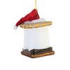 Noble Gems 4.0 Inch S'mores With Santa Hat Christmas Ornament Tree Ornaments - 2 of 3