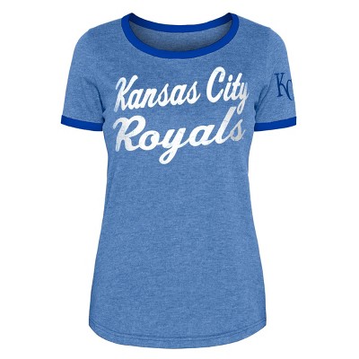 MLB Kansas City Royals Women's Bi-Blend Heather T-Shirt