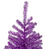 Northlight 3' Metallic Purple Tinsel Artificial Christmas Tree - Unlit ...
