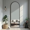 MAYEERTY Full Length Mirror, Floor Standing Mirror with Stand, Wall Mounted Hanging - 2 of 4