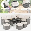 Patio Furniture Set,7 PCS Outdoor Patio Furniture - 3 of 4