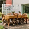 PexFix Outdoor Metal Privacy Screen Garden Fence in Geometry Pattern - 2 of 4