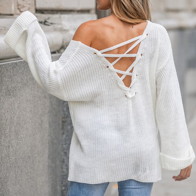 Women's Marshmallow V-Neck Sweater - Cupshe, 2 of 9