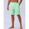INSPIRE CHIC Men's Casual Summer Holiday Drawstring Waist Beach Striped Swimwear Shorts - 2 of 4