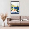 Stupell Industries Italian Lakes Retro Scenery Floating Frame Canvas Art - 3 of 4