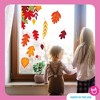 Big Dot of Happiness Fall Leaves Window Clings, Reusable Holiday Window Sticker Decorations, Autumn Leaf Decals, Harvest Party Static Clings - 2 of 4