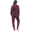 Felina - Womens Velour Zip Hoodie and Jogger Set  Soft 2-Piece Tracksuit Lounge Set - 4 of 4
