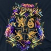 Men's Harry Potter Hogwarts Multi Colored Floral Crest T-Shirt - 2 of 4