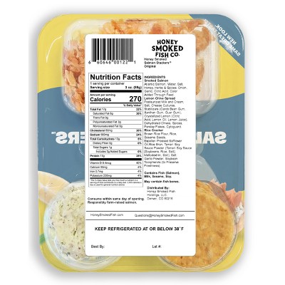 Honey Smoked Fish Co. Salmon Stackers Original - 3oz